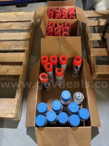 Lot of Inverted Line Marking  Paint Cans