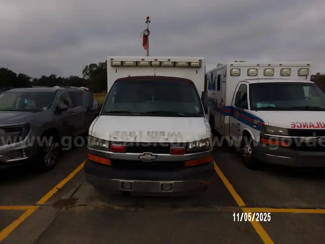 2007 Chevrolet G3500 ambulance