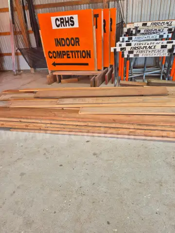 Various sizes of lumber