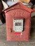 A Lot of Vintage Fire Alarm Boxes/Pedestals