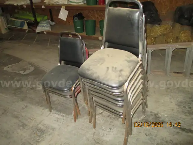 Metal chairs