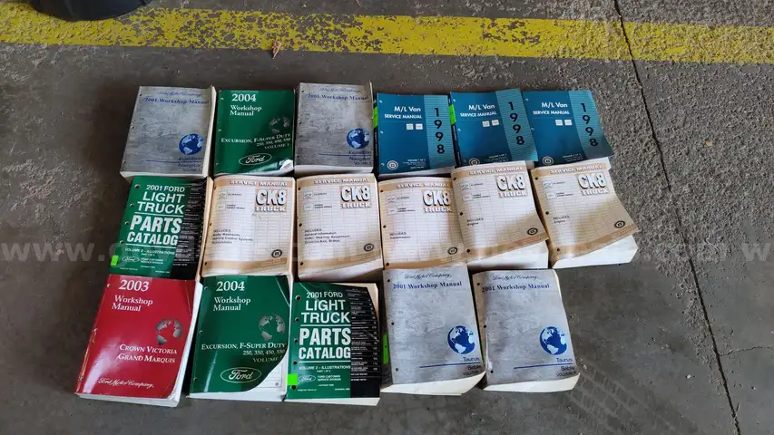 Various Automotive Manuals