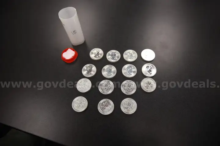 1 Lot of 135 - 1.5 oz Uncirculated Silver Canadian SuperLeaf Coins