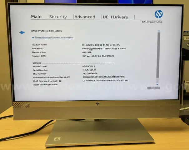 Lot of (10) HP Elite One 800 All-In-One Desktop G6