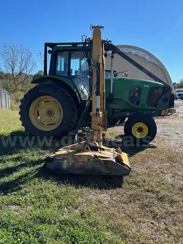 John Deere 7130 with Tiger Cat Boom Mower