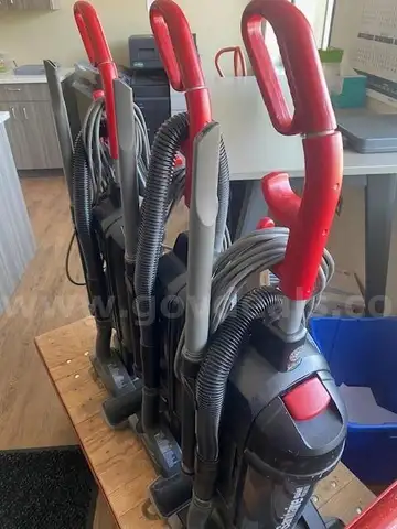 (3) Sanitaire Commercial Grade Vacuums