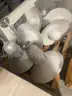 (7) Large Barn Lights/ Converted to LED/ 277 volt - used