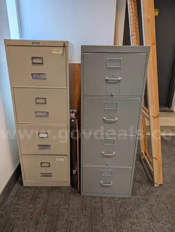 Lot of 10 Filing Cabinets