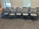 Lot of 12 Office Chairs - Low Back Tilter