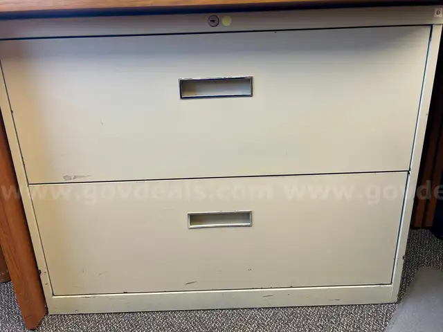 Lot of 5 Filing Cabinets