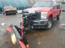 2013 F350 SD 4x4 pickup 8.6 Western V plow Single rear wheel