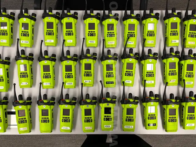 Portable radios, chargers and microphones