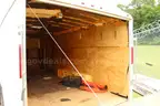 20ft enclosed 2 axle cargo trailer