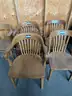 Lot of Used Wooden Dining Chairs