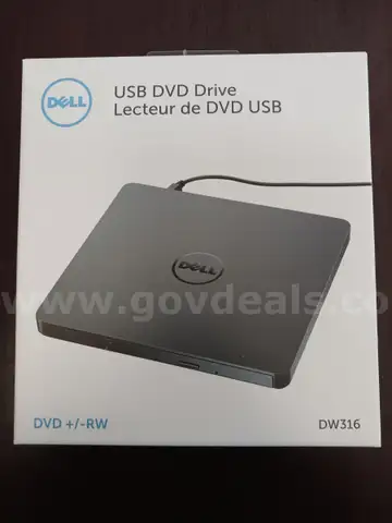 Single - New Dell USB - DVD Drive