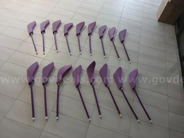 Lot of Floor Hockey Sticks and Pucks