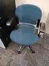 USED - Lot of 2x Blue Office Chairs