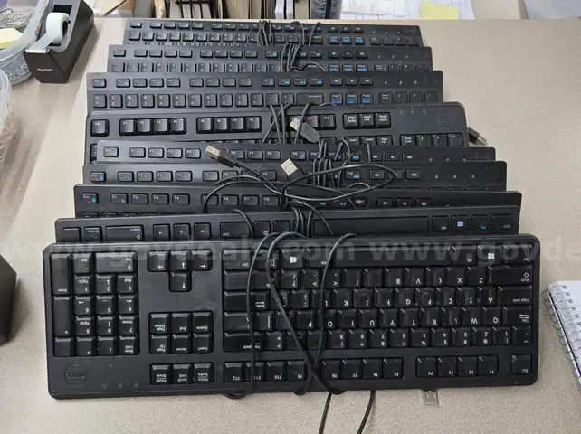 USED - Lot of Wired Keyboards and Computer Mice