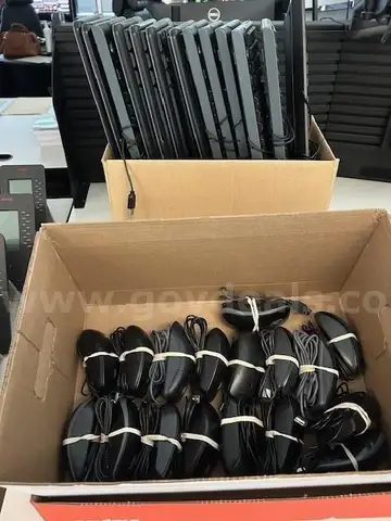 USED - Lot of Wired Keyboards and Computer Mice