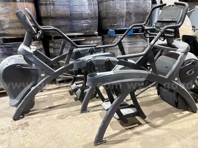 Lot of exercise equipment