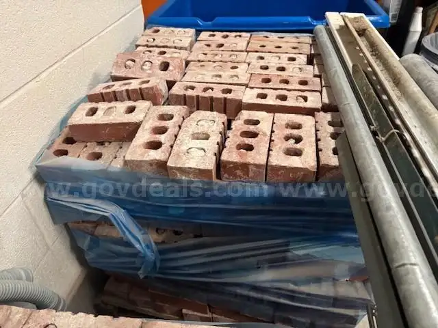 3 skids of bricks total 1291