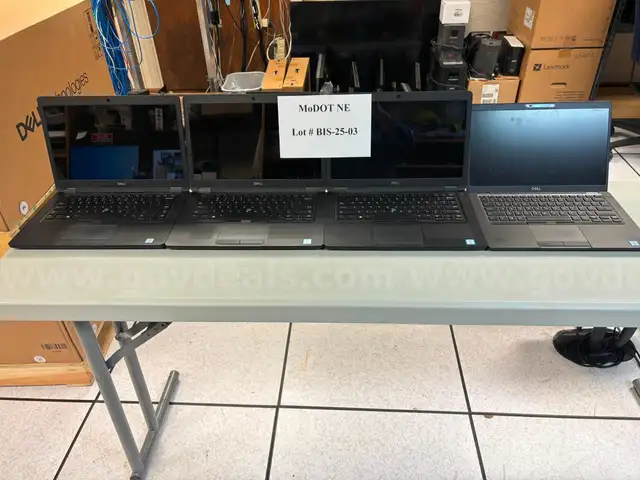 Lot of 4 - Dell Latitude Laptops