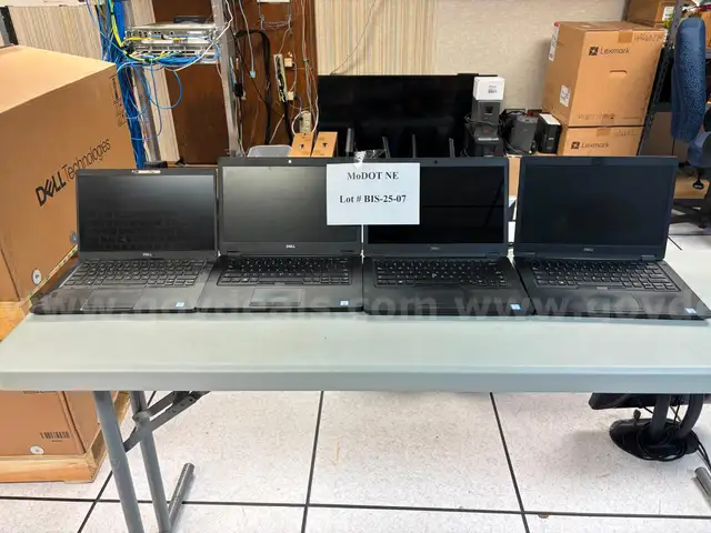 Lot of 4 - Dell Latitude Laptops