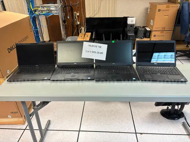 Lot of 4 - Dell Latitude Laptops