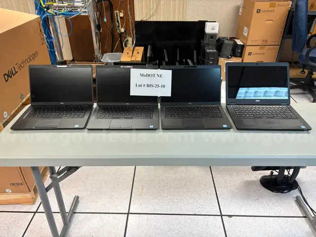 Lot of 4 - Dell Latitude Laptops
