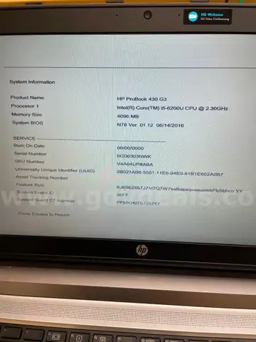 Lot of 3 - 13.3&#x22; HP ProBook 430 G3