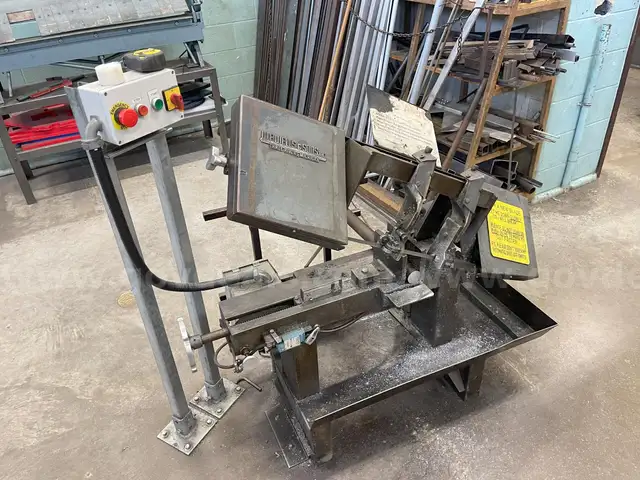 Wells &#x26; Sons Hydraulic downfeed band saw