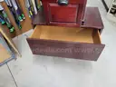 Lot of 2 Office File Cabinets &#x2013; Wood Finish