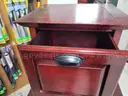Lot of 2 Office File Cabinets &#x2013; Wood Finish