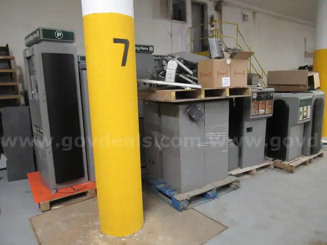 Lot of Parking Equipment