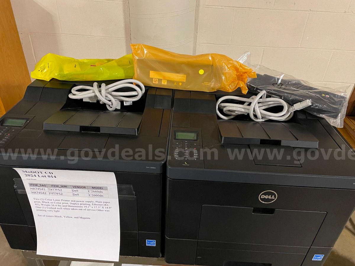 DELL C2660dn Color Laser Printer AllSurplus