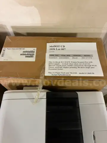 Ricoh M C251FW Printer/Scanner/Fax