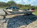 John Boat with Mercury 25hp Motor and Trailer