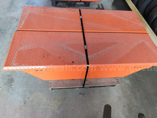 Two-Low profile Cross Over Truck Boxes-Diamond Body-Deep Angled