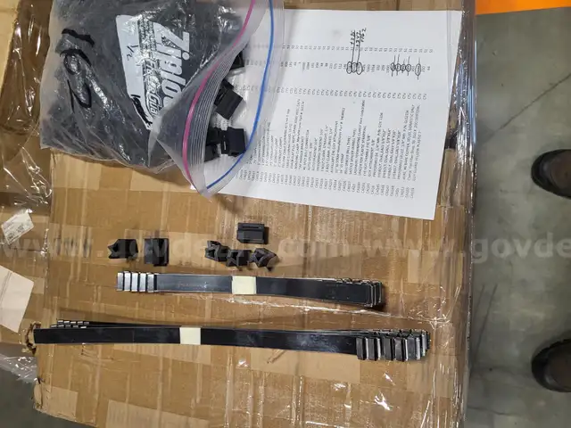Stainless Steel Straps and Plastic spacers