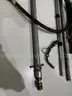 Miscellaneous barrel pump fittings, hoses, pipe fittings, handle