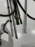 Miscellaneous barrel pump fittings, hoses, pipe fittings, handle