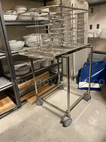 Pizza Rack Cart
