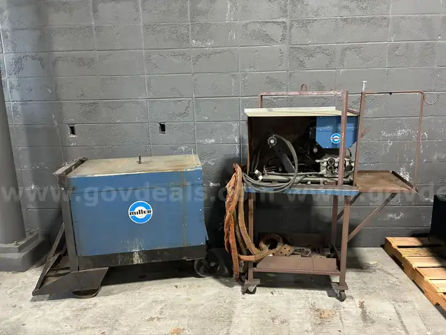 Utility Company Owned Surplus - Used Miller MP-45E and MillerMatic CS-3A MIG Welder