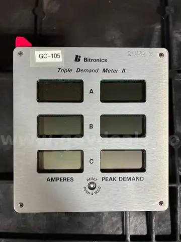 Utility Company Owned Surplus – Lot of 4 Unused Bitronics (NovaTech) ATADC2A 3-Phase Demand Ammeters