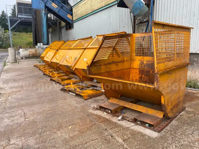 Lot of 9 Self Dump Hoppers