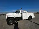 2001 GMC C7H042 SERVICE UTILITY BED WITH CRANE
