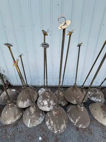 LOT of PORCELAIN Hanging Lights (Assorted Collection)