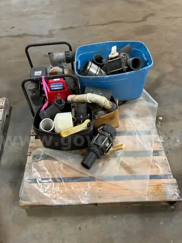 Honda pump and miscellaneous pipe fittings