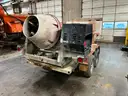 Concrete mixer trailer with water tank