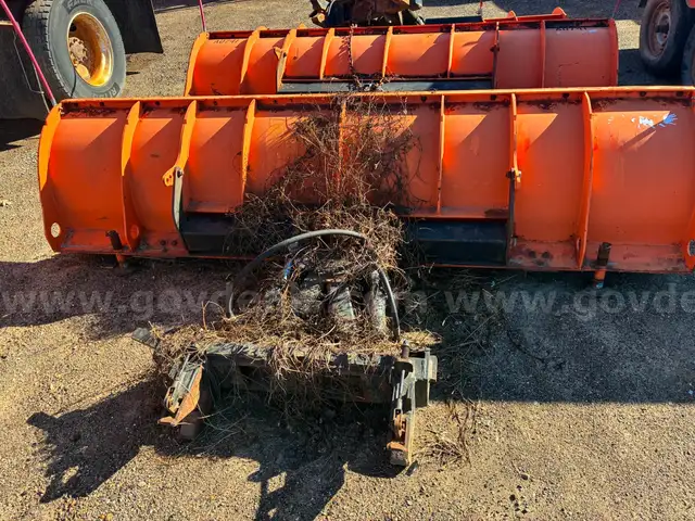 lot of front mounted snow plows